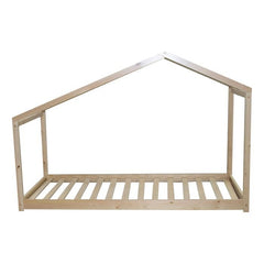 Lit cabane Lilo 90 x 190cm en bois naturel