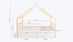 Lit cabane Odyssée 90 x 190cm